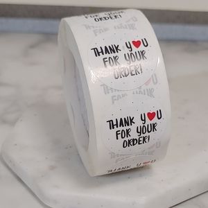 500 Thank You Stickers